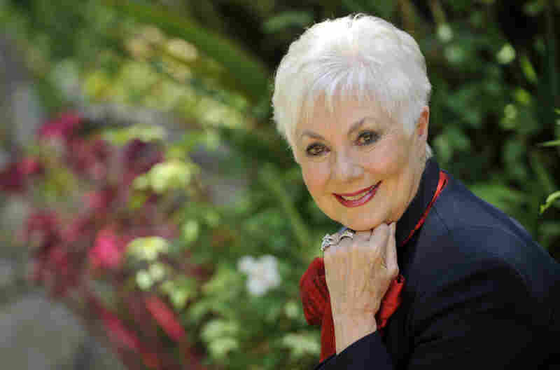 Shirley Jones poses for a portrait at her home in Los Angeles.