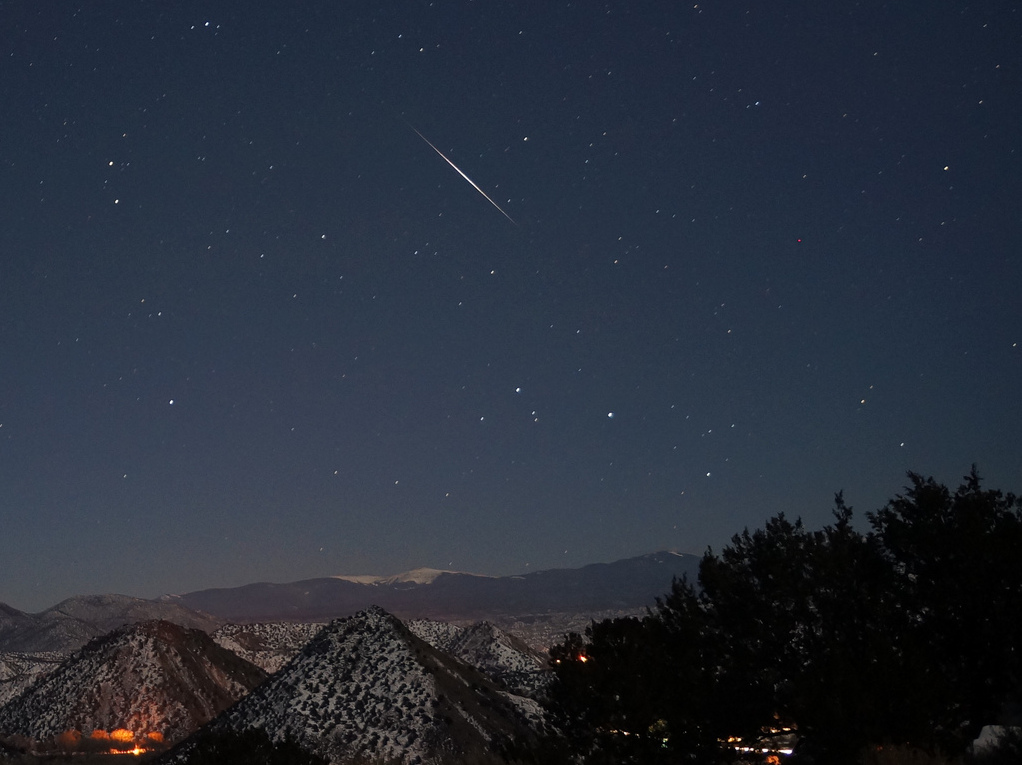 Tonight's Meteor Shower Live, From Space, It's The Quadrantids NCPR News