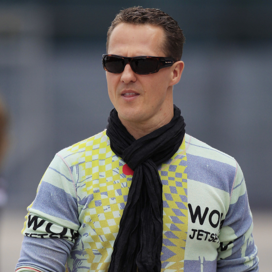 Michael Schumacher in April 2012. (Eugene Hoshiko/AP)