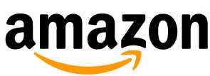 Detail of Amazon logo.