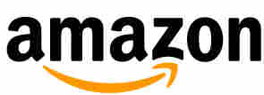 Detail of Amazon logo.