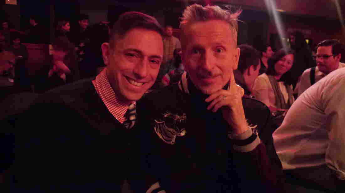 Jonathan Adler (left) with husband Simon Doonan.
