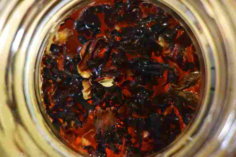 Spiced Hibiscus Liqueur