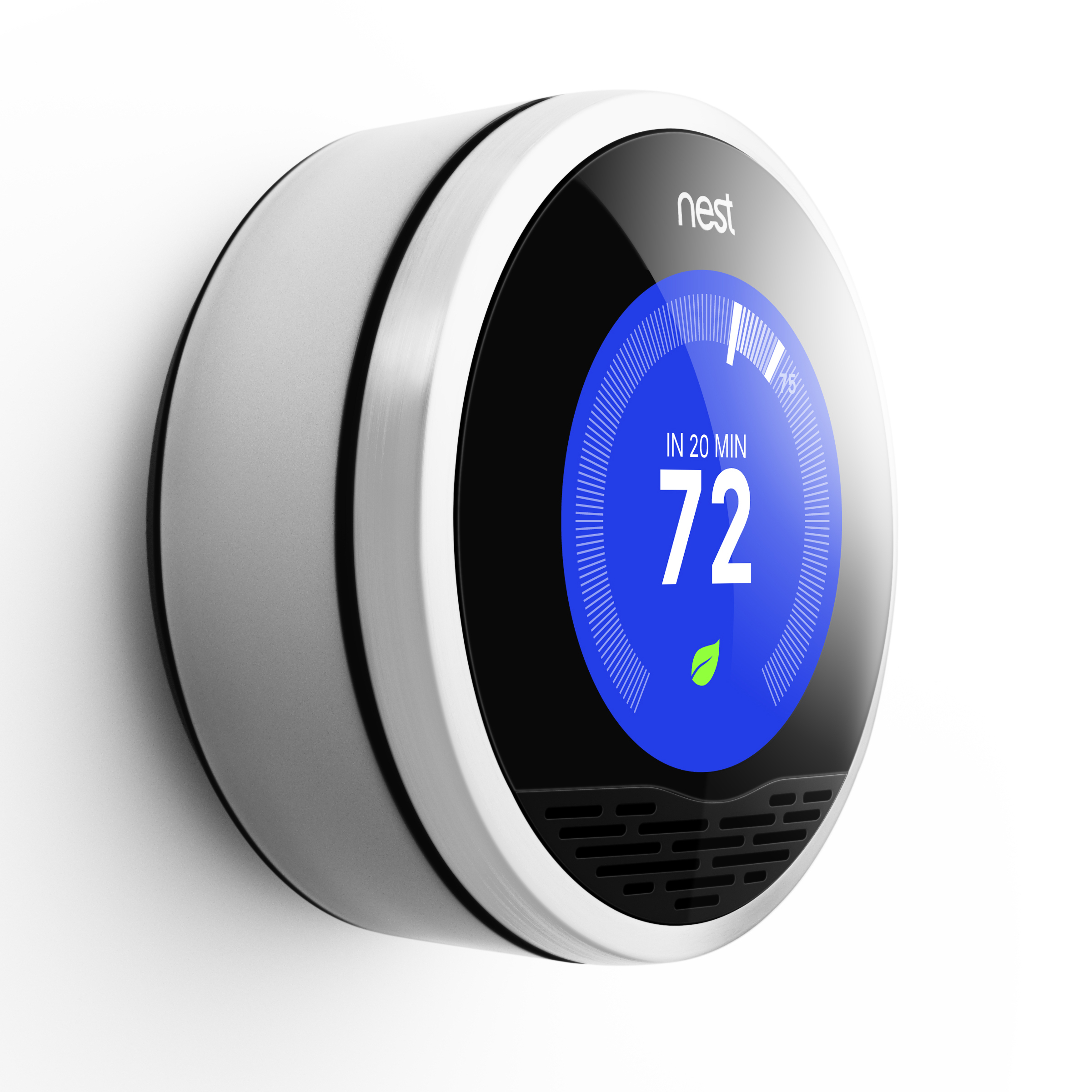 The Nest Learning Thermostat. The four-year-old company is now owned by Google. (Courtesy of Nest)