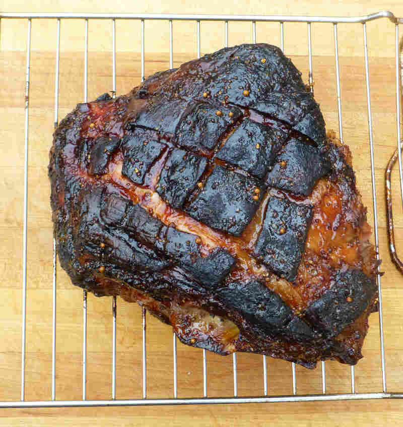 Maple Mustard Glazed Pork Shoulder