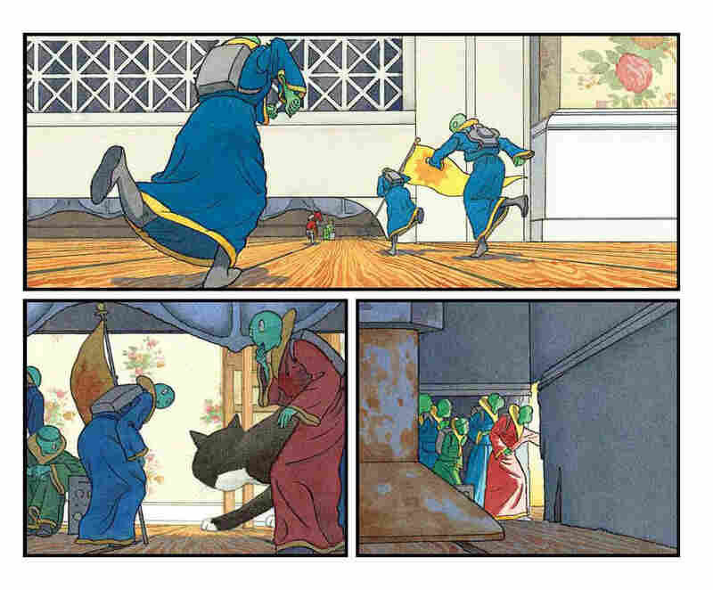 Excerpted from Mr. Wuffles! by David Wiesner. Copyright 2013 by David Wiesner. Excerpted by permission of Clarion Books.
