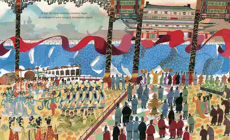 Excerpted from Brush Of The Gods by Lenore Look, illustrated by Meilo So. Copyright 2013 by Lenore Look and Meilo So. Excerpted by permission of Schwartz & Wade Books.