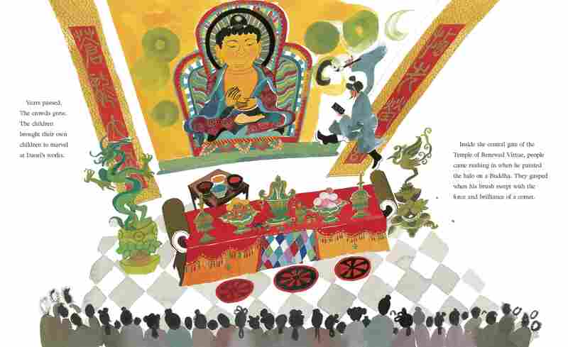 Excerpted from Brush Of The Gods by Lenore Look, illustrated by Meilo So. Copyright 2013 by Lenore Look and Meilo So. Excerpted by permission of Schwartz & Wade Books.