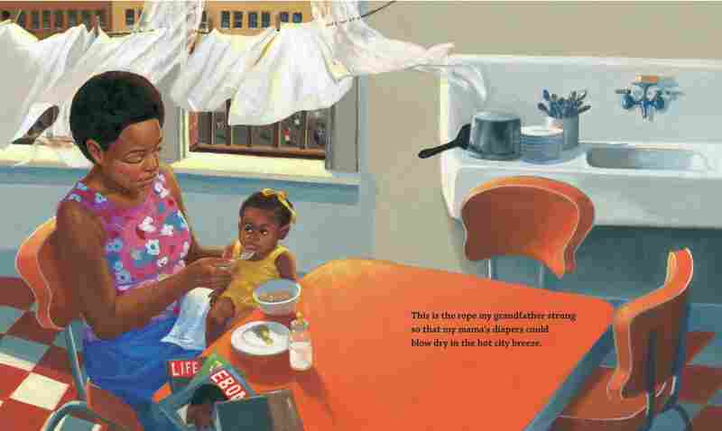 Excerpted from This Is The Rope: A Story Of The Great Migration by Jacqueline Woodson, illustrated by James Ransome. Copyright 2013 by Jacqueline Woodson and James Ransome. Excerpted by permission of Nancy Paulson Books.