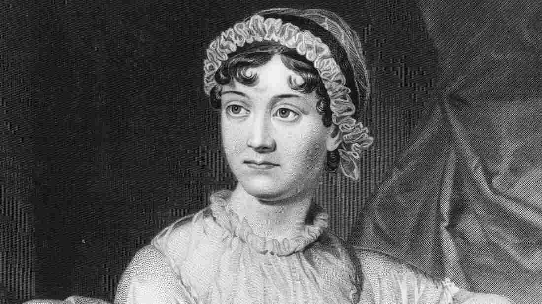 English novelist Jane Austen from an original family portrait.