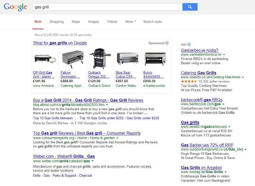 Google ads before.