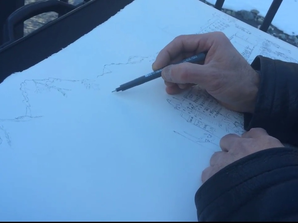 Artist Marc Ahr has been drawing at all the Olympic Games since 1992, but for him, Sochi is special. (NPR)