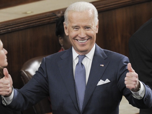 Vice President Biden in the Capitol before President Obama's State of the Union address last month.