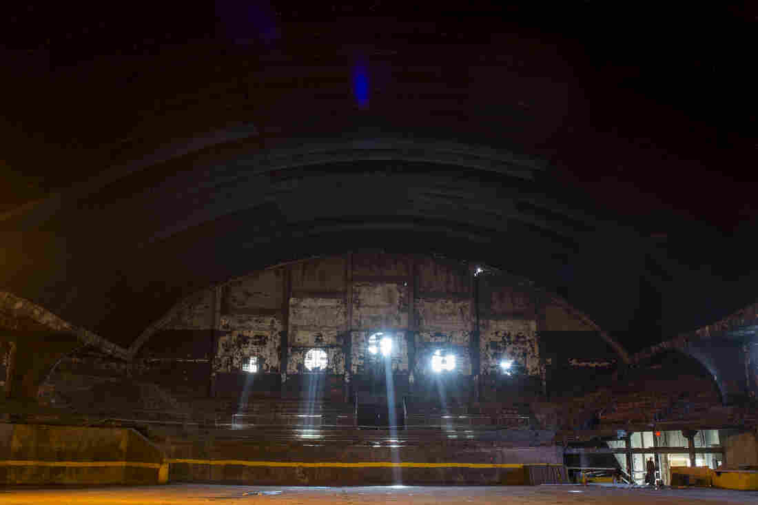 The former Washington Coliseum in Washington, D.C.
