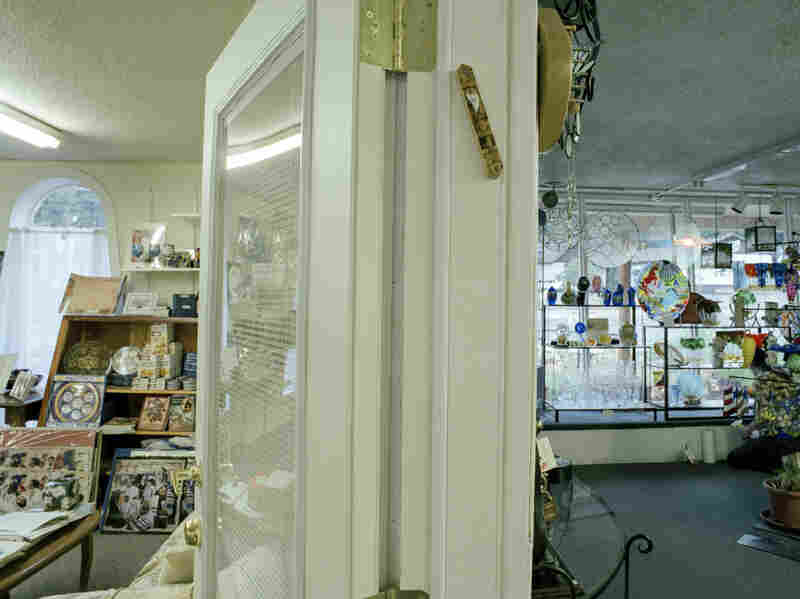 On the right is Sonya Loya's original glass shop. On the left is a section she opened after embracing a Jewish identity. Loya believes her family was among those who were forced to convert from Judaism during the Spanish Inquisition.