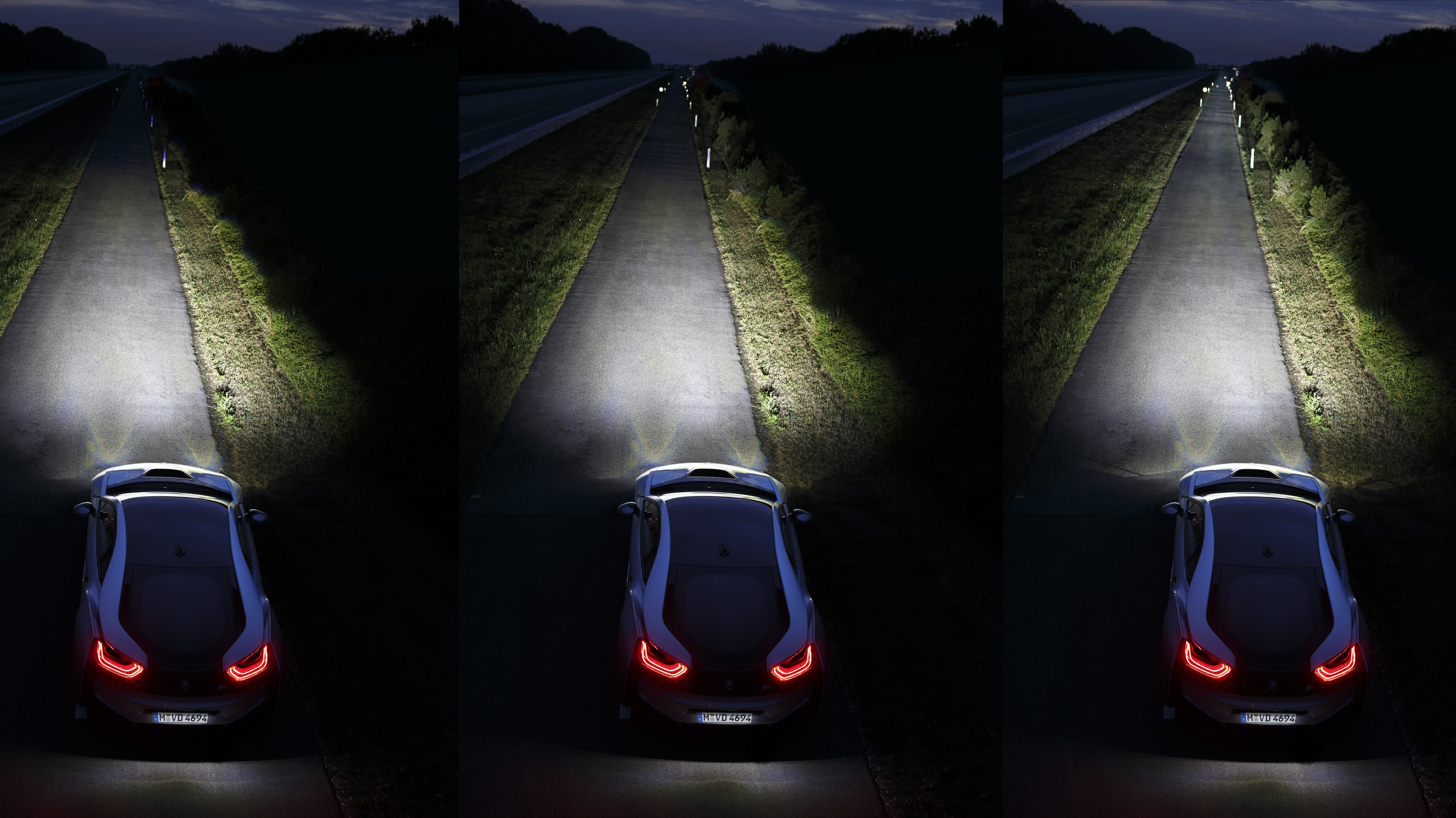 Automakers Eye Laser Lights To Let Drivers See Farther At Night All