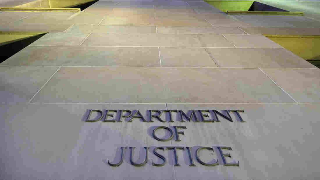 The Department of Justice headquarters building in Washington