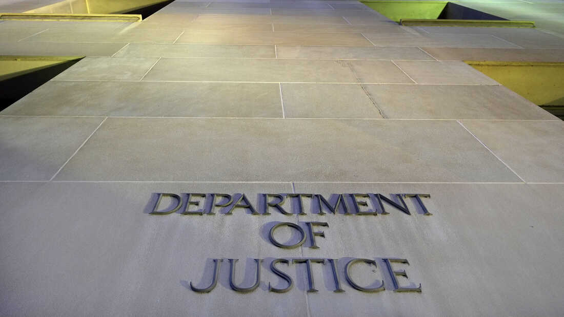 The Department of Justice headquarters building in Washington