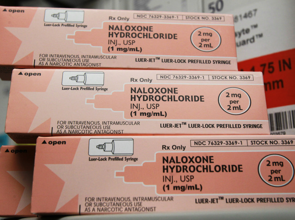 Several states distribute Naloxone hydrochloride, also called Narcan, to treat opium-based drug overdoses. But only one company manufactures the drug, and the price has spiked in recent years.