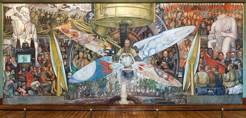 Destroyed By Rockefellers Diego Rivera Mural Trespassed On