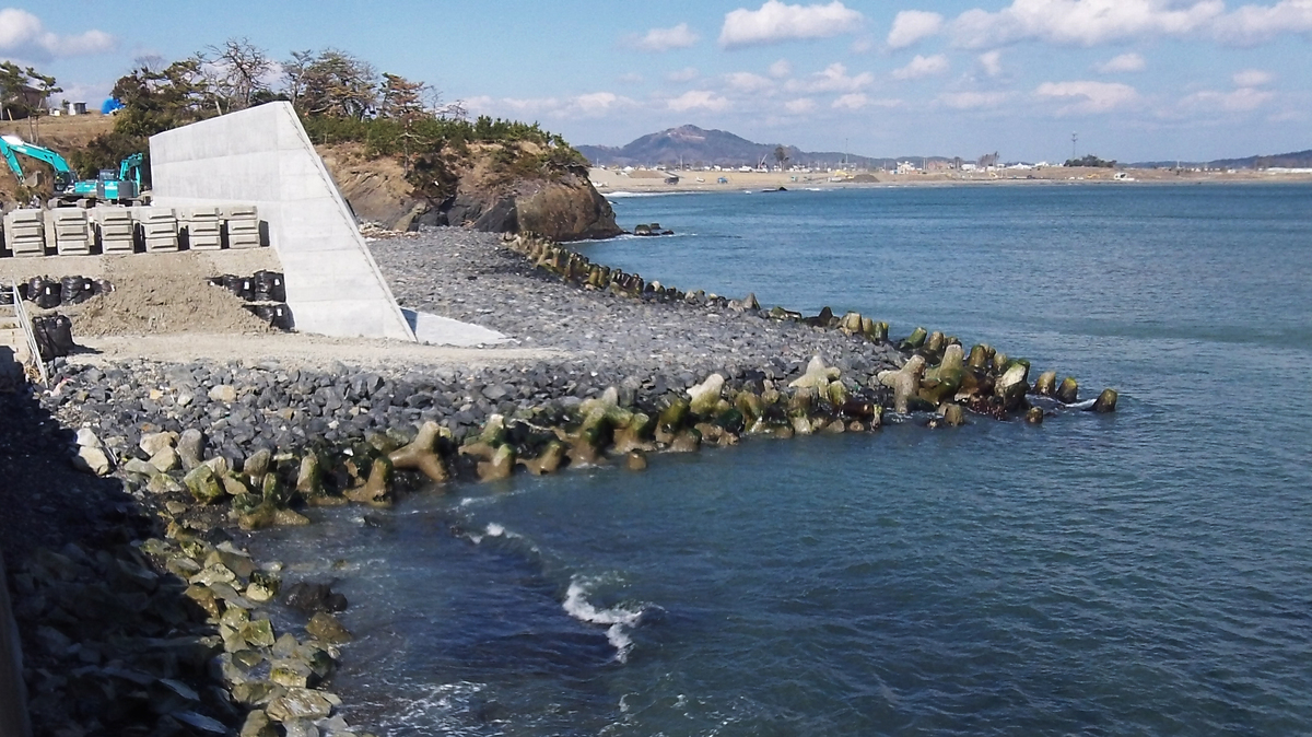 Japan tsunami walls
