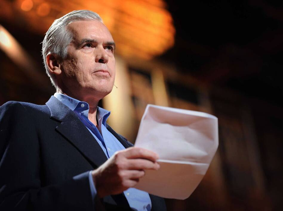 "We need to rewrite and radically simplify and re-humanize the structure of public law in our society." —Philip K. Howard (James Duncan Davidson/TED)