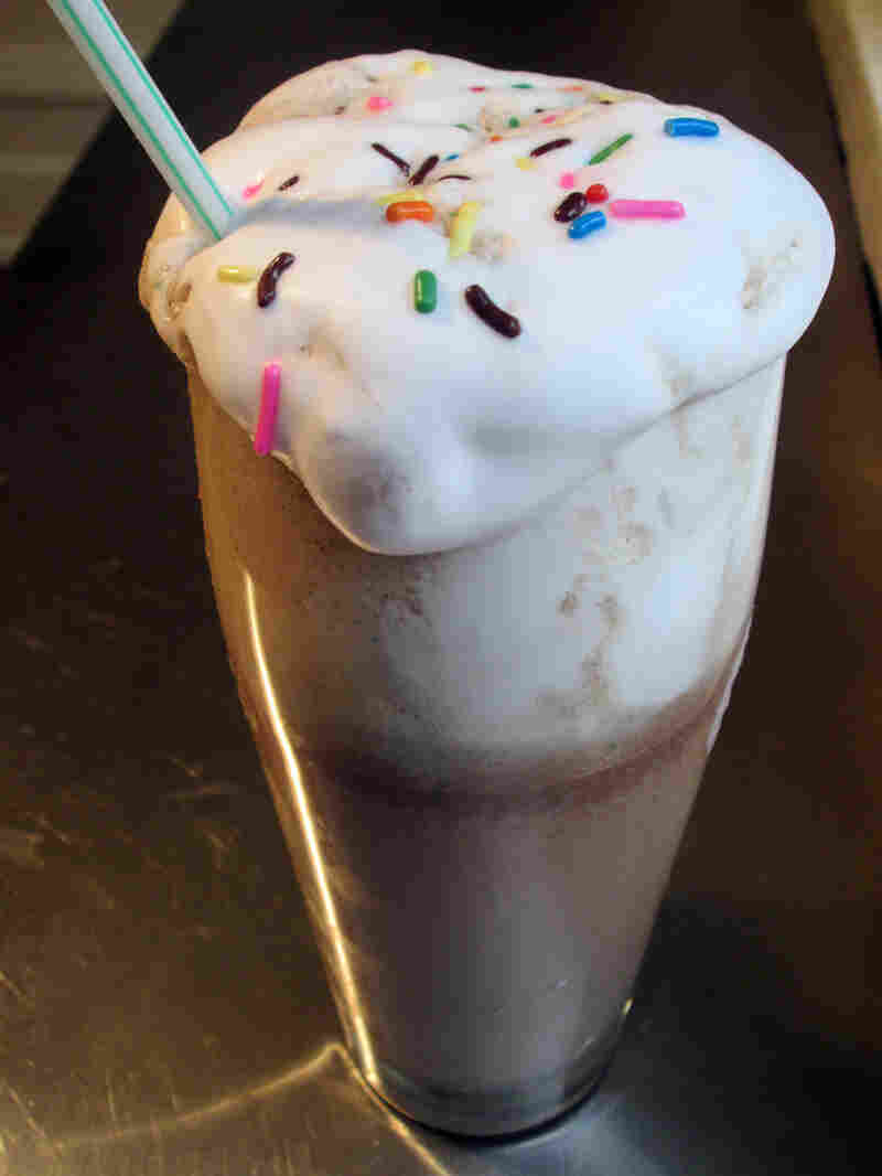 Chocolate Mint Milkshake