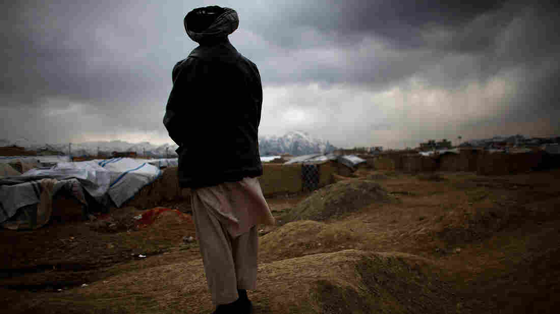 Mohammed Ibrahim is the camp elder at the Nasaji Bagrami camp for internally displaced Afghans in Kabul.