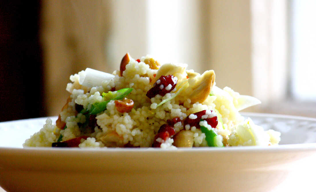 Couscous With Dried Cranberries, Cashews And Orange