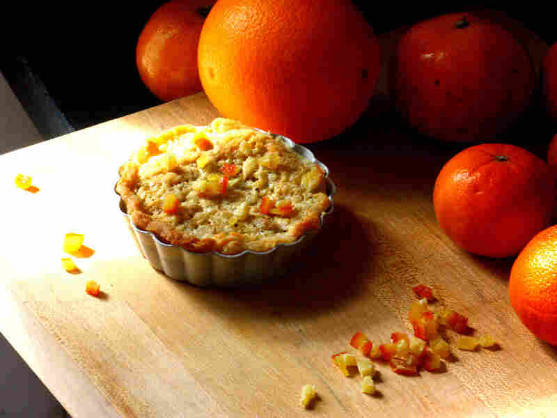 Orange, Almond And Pine Nut Tartlets