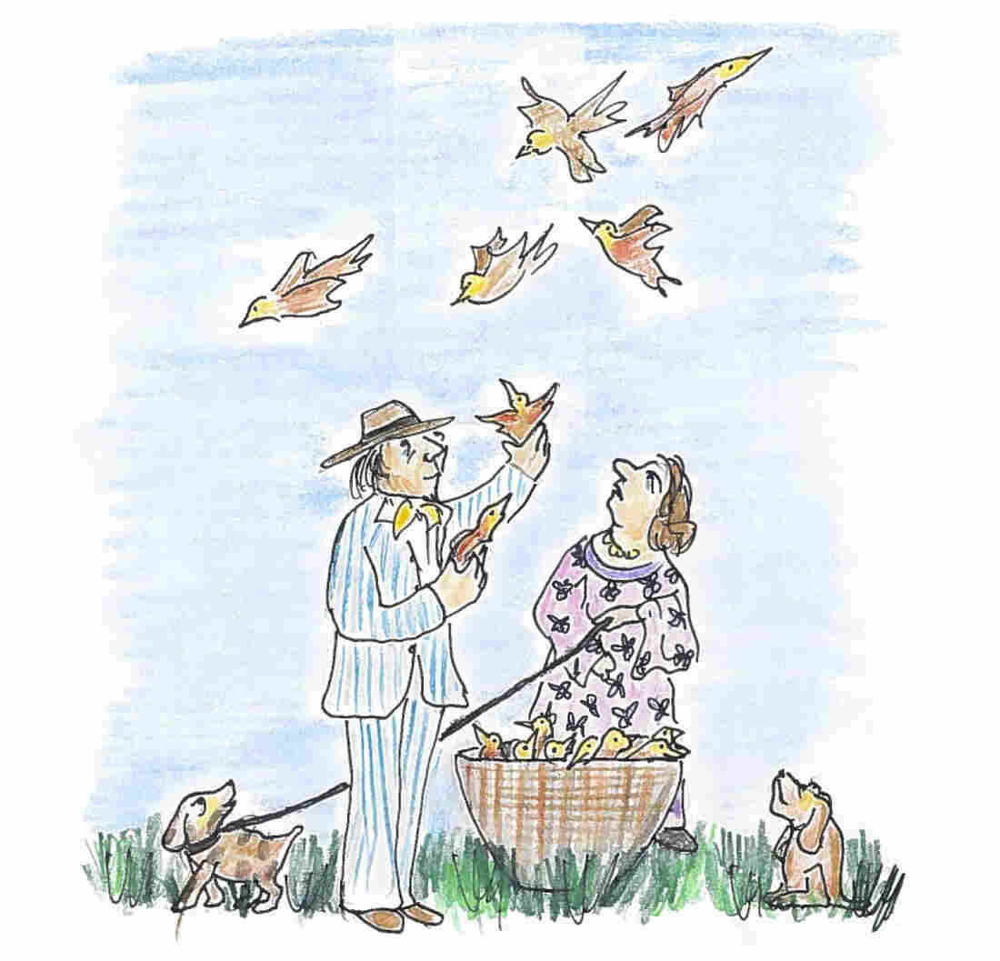 A drug manufacturer in New York City decided to celebrate Shakespeare's critters by releasing a bunch of real starlings in Central Park.