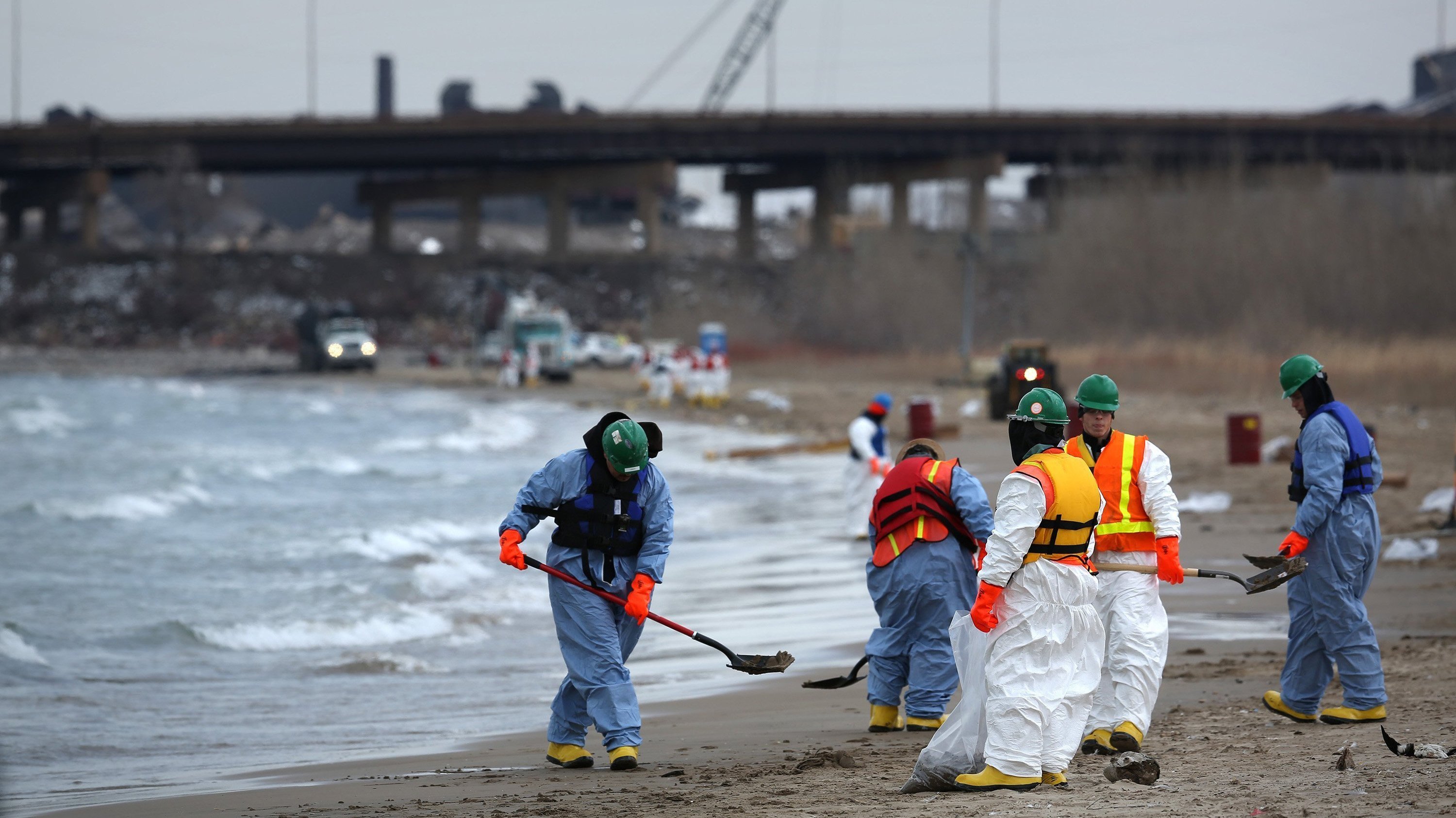 BP Says Oil Spill In Lake Michigan Has Been Contained The TwoWay NPR