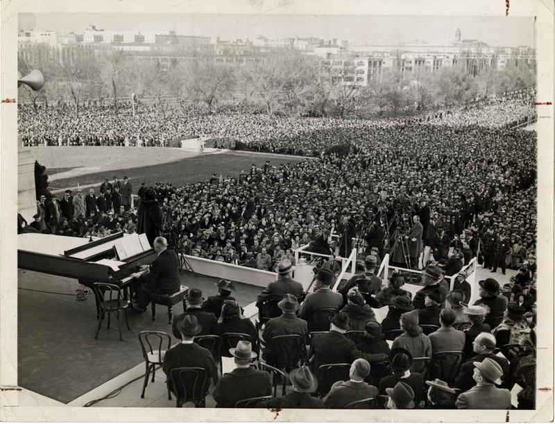 The outdoor location was chosen because Constitution Hall, which was owned by the Daughters of the American Revolution, refused to host Anderson owing to the color of her skin.