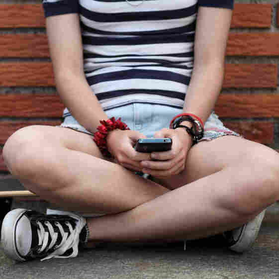 Girl texting