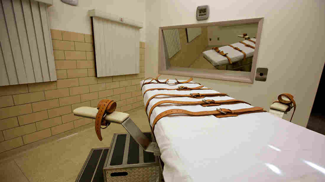 The lethal injection chamber of the South Dakota State Penitentiary.