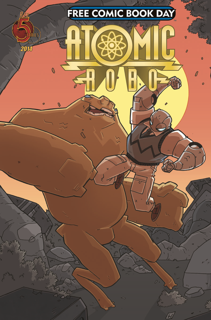 The cover of Atomic Robo.