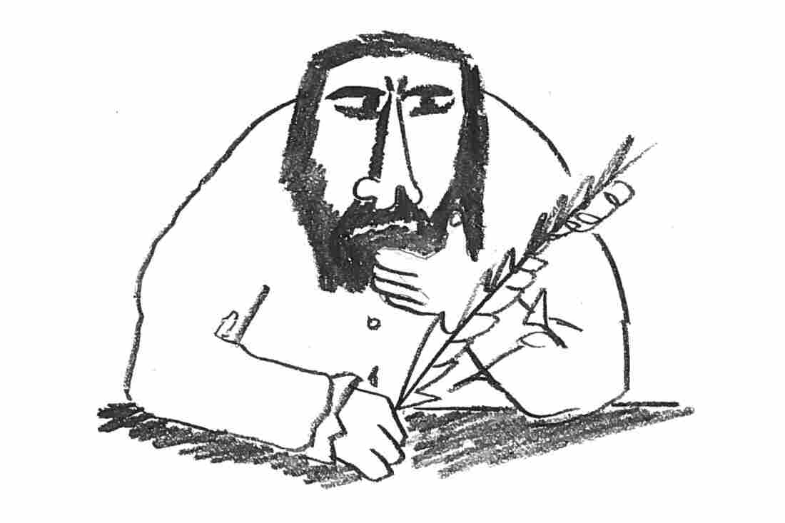Portrait of a man facing forward, looking dead on at the viewer.