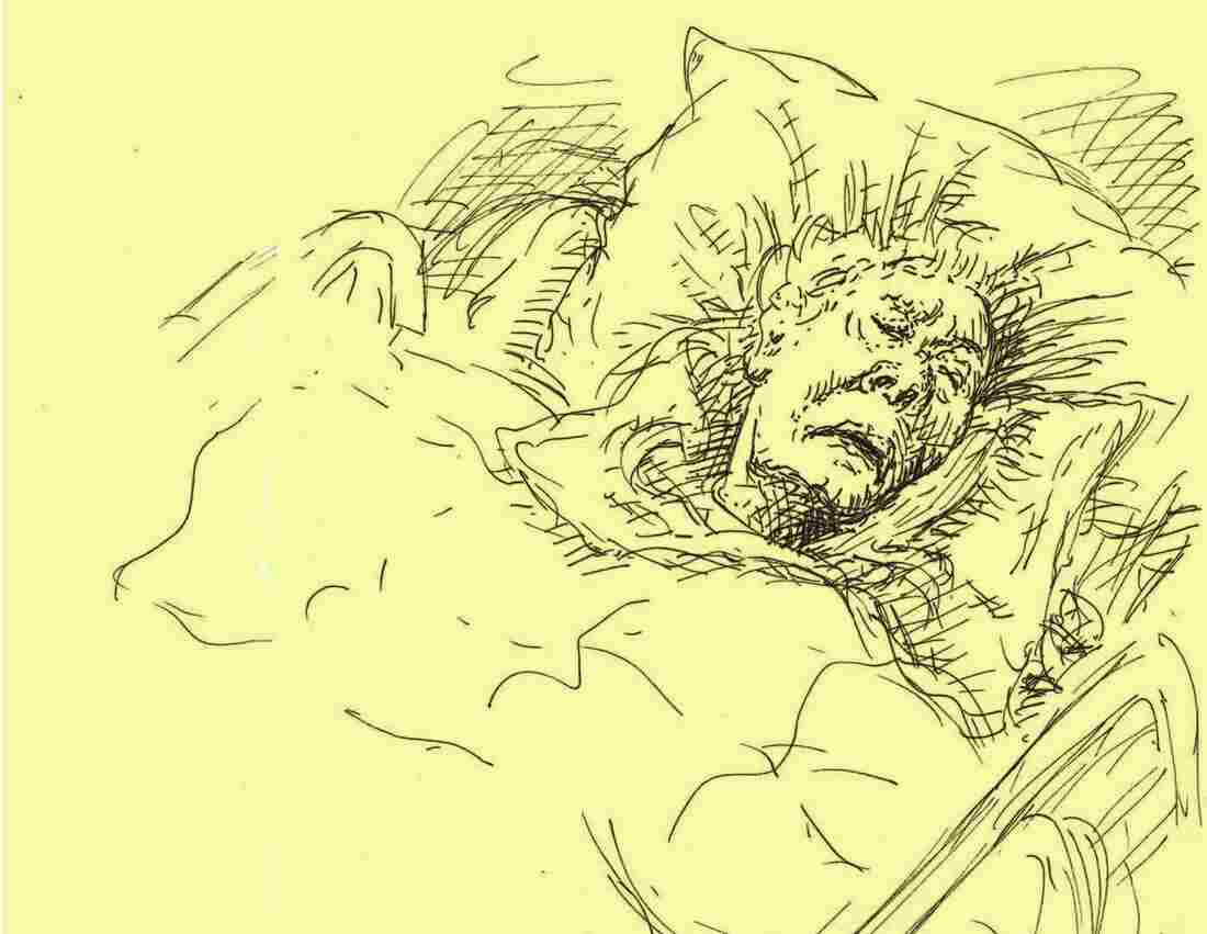 This was one of the drawings Chast made of her mother right before she died. "It was a way of being with her and of paying attention," Chast says.