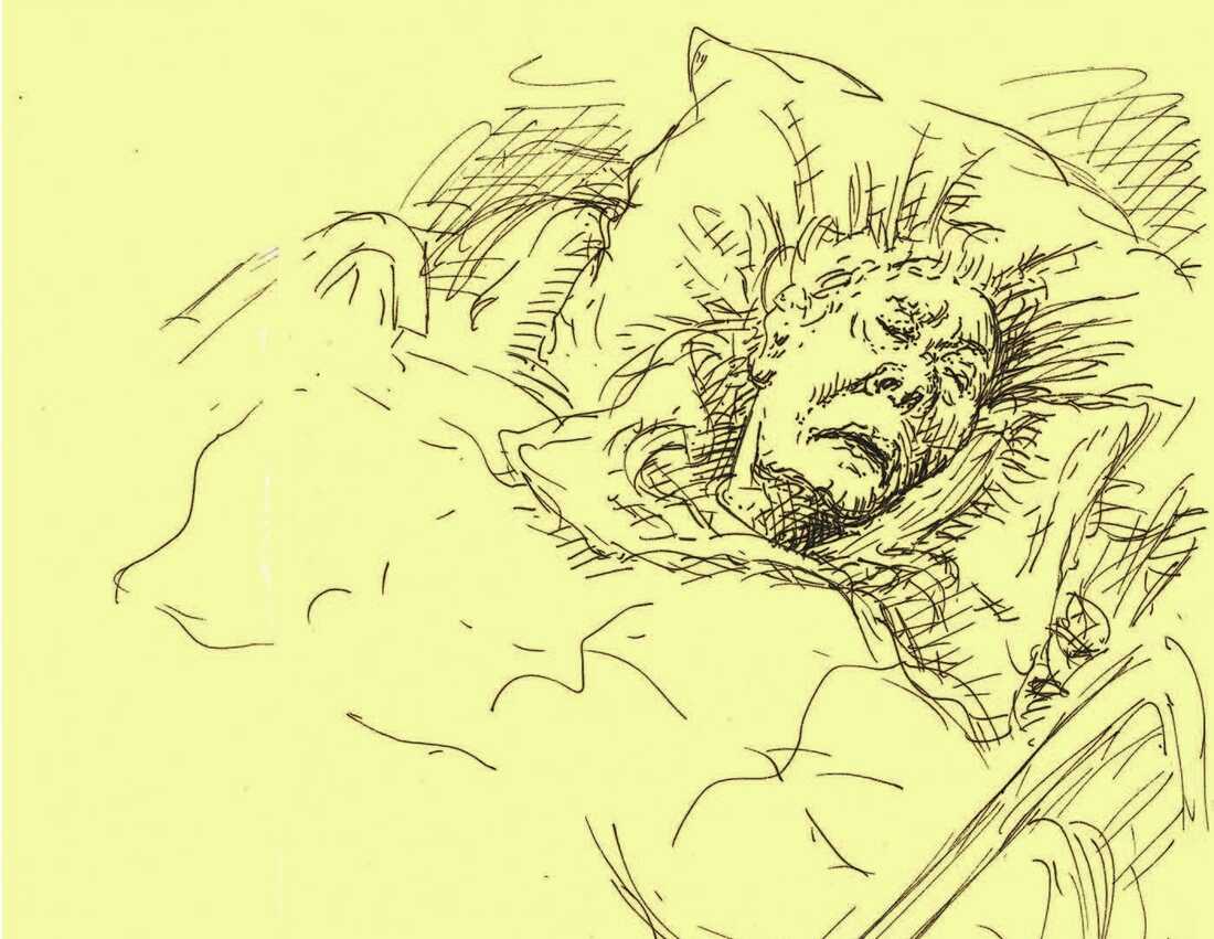 This was one of the drawings Chast made of her mother right before she died. "It was a way of being with her and of paying attention," Chast says.
