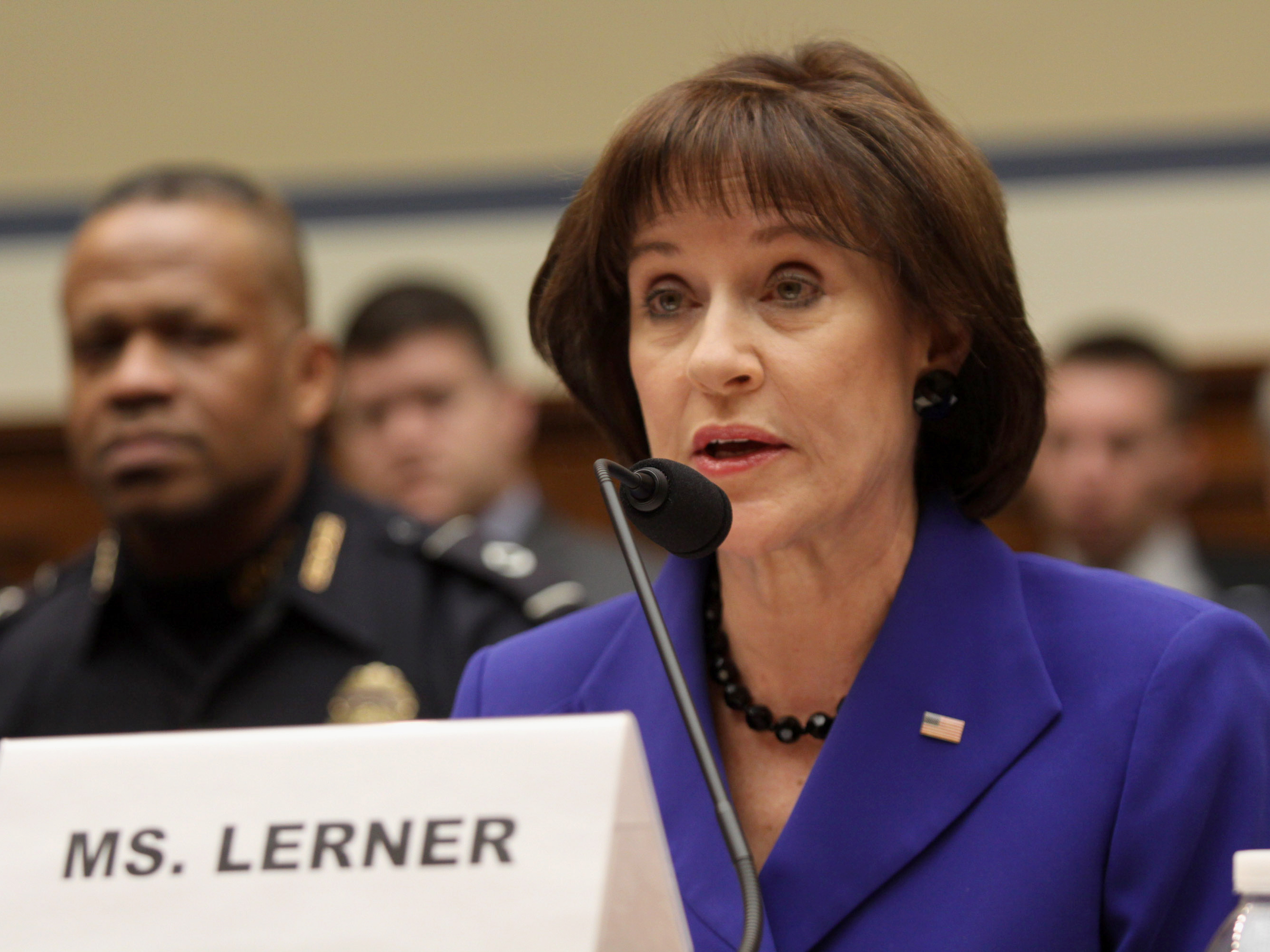 Former IRS official Lois Lerner, during March 5 testimony before the House Oversight and Government Reform Committee. Lerner has repeatedly invoked the Fifth Amendment during congressional appearances on the scandal.