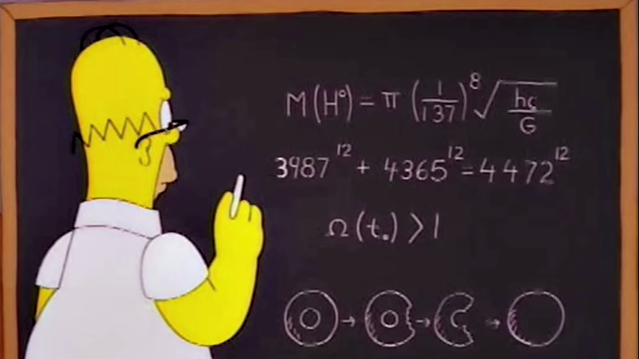 Homer solves Fermat's Last Theorem, or does he?
