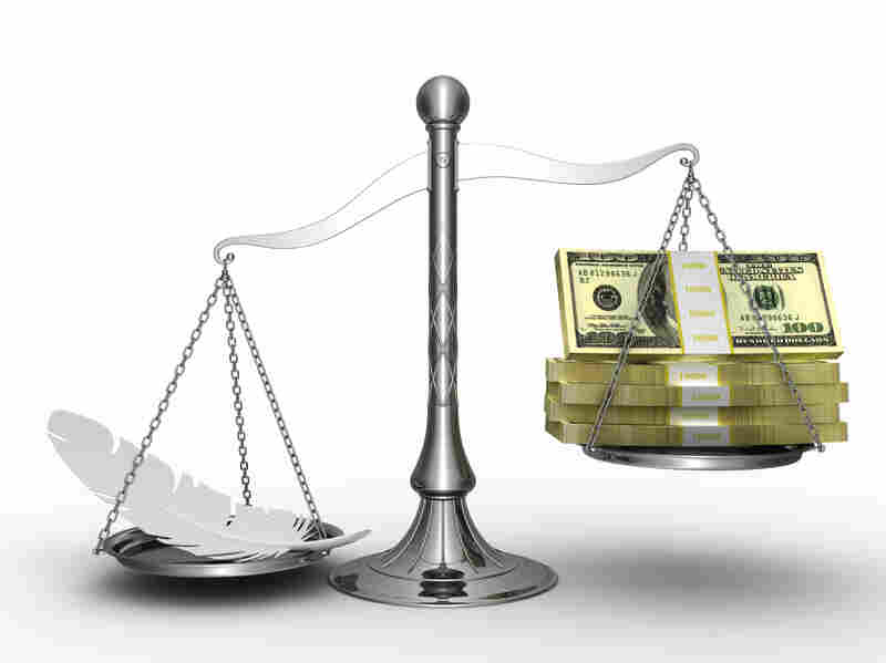 Weighing income inequality