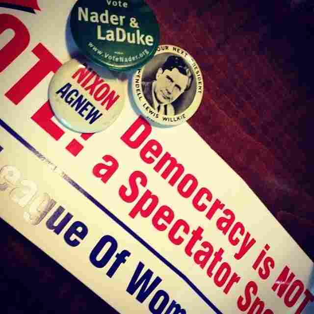 These are some buttons.