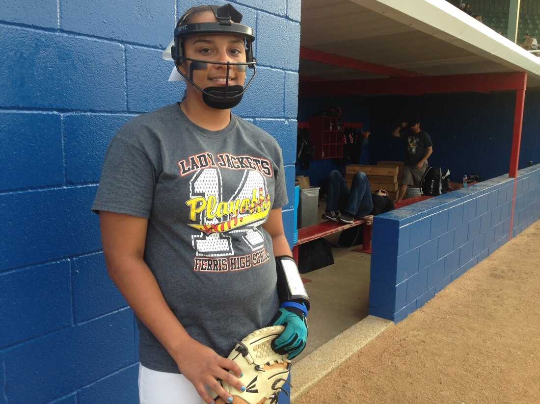 Softballers Face A Fielder's Choice: When To Wear A Mask? : NPR