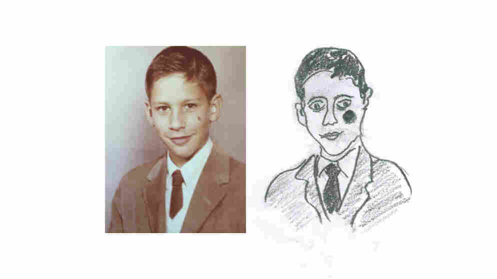 A boy with a dot and a dot with a boy.