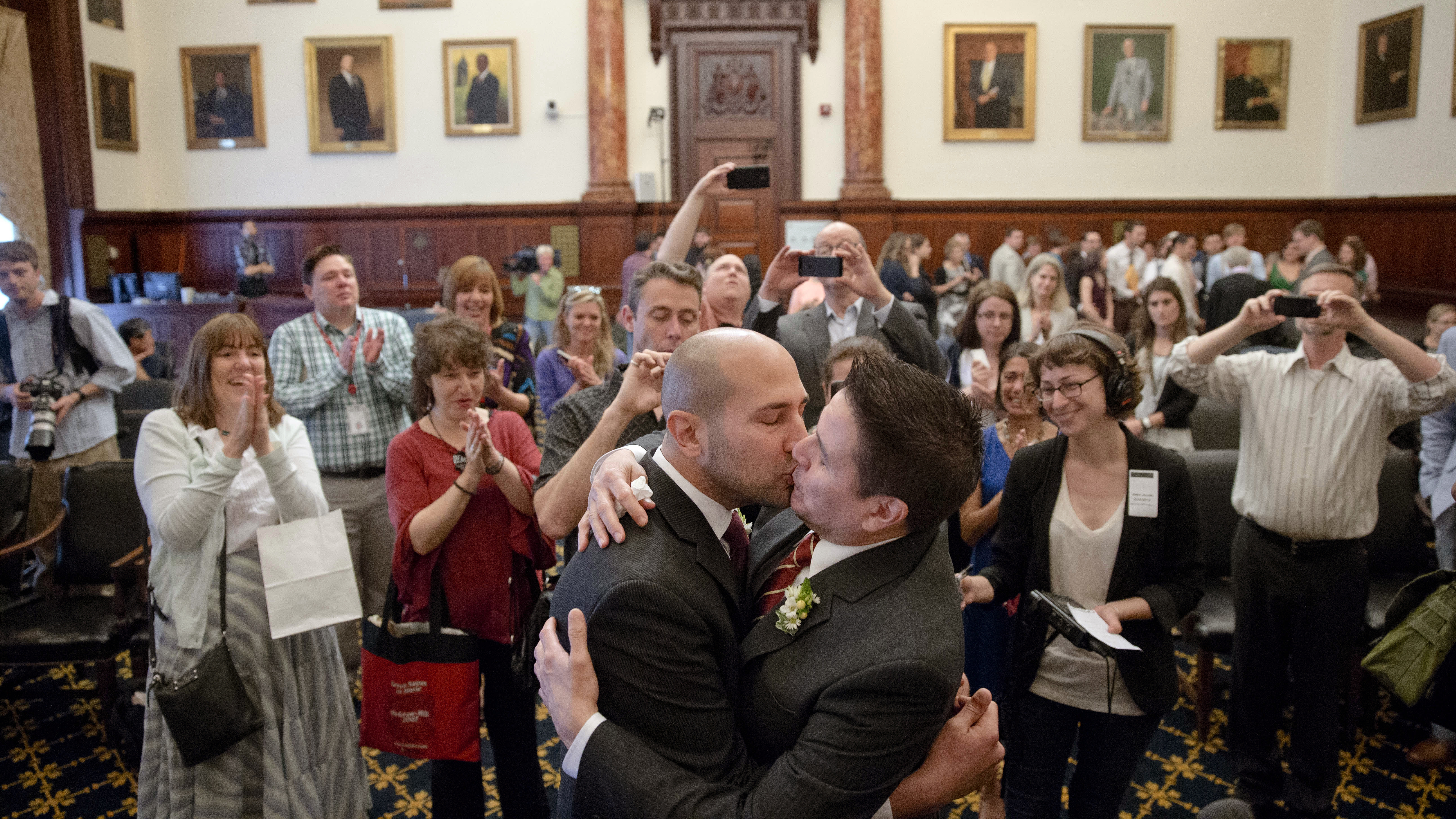 Same-Sex Marriage Supporters Keep Up Their Winning Streak : NPR