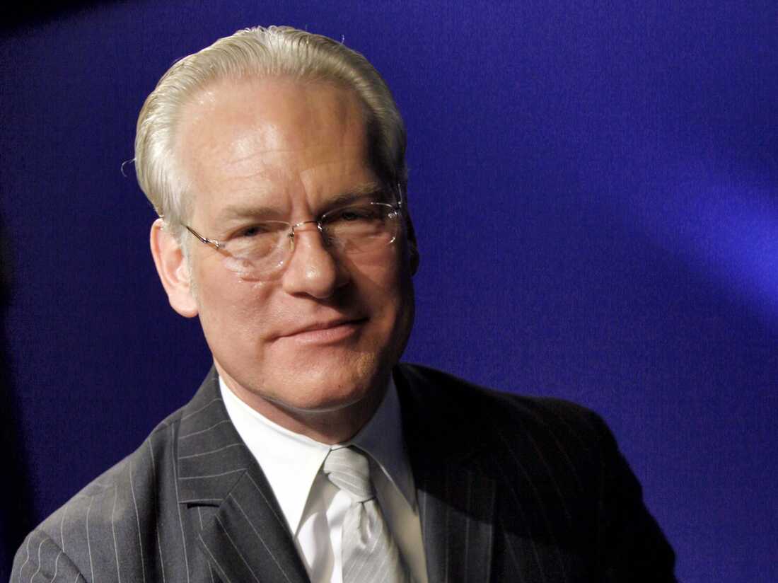 Tim Gunn, host and mentor of the Lifetime cable television show Project Runway, poses for photos during an interview in New York.