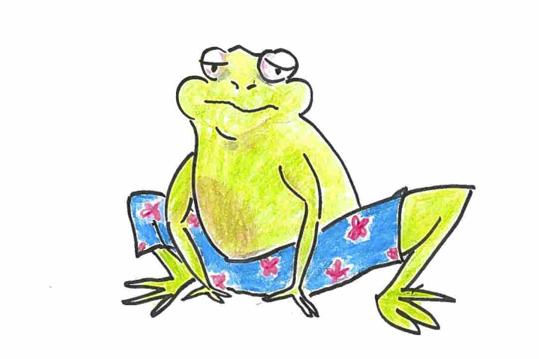 Spallanzani designed "tight taffeta pants" for the male frogs.