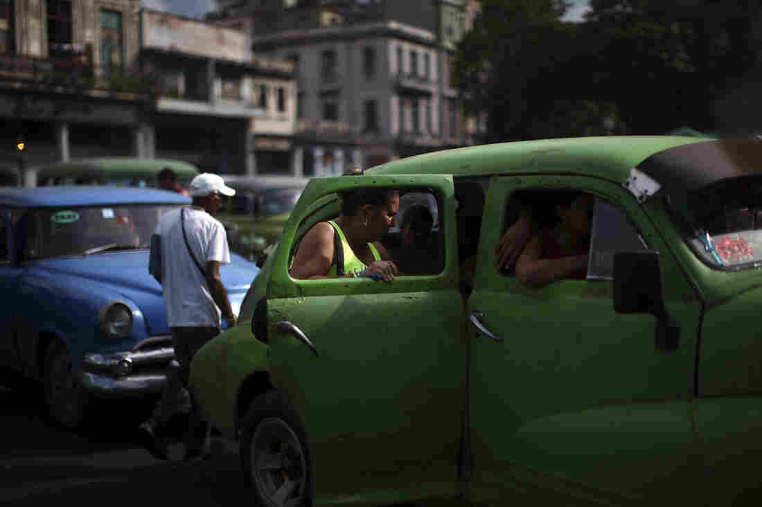 15: Green VW bug