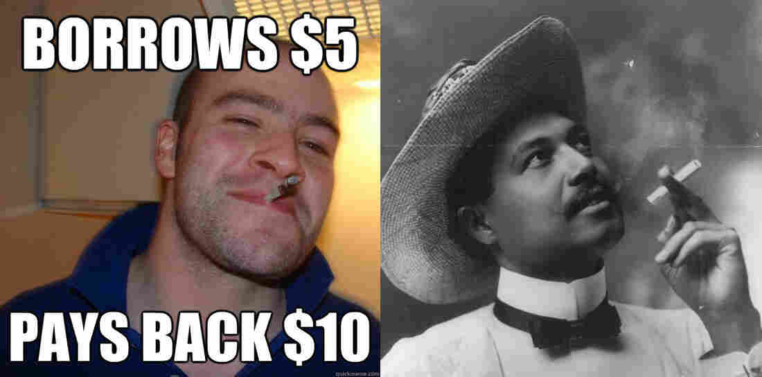 Good Guy Greg from KnowYourMeme and The Connoisseur, created by Frank A. Rinehart, 1899, Library of Congress.